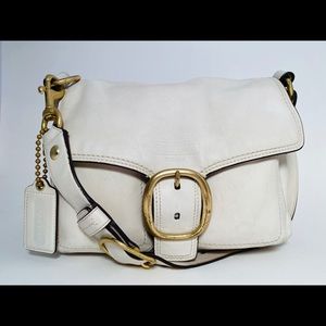 Coach Ivory Bleecker Flap #12405